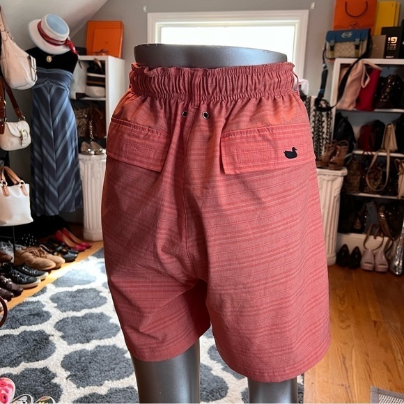 SOUTHERN MARSH Men's Coral Calabasas Stretch Swim Trunk - Picture 3 of 6